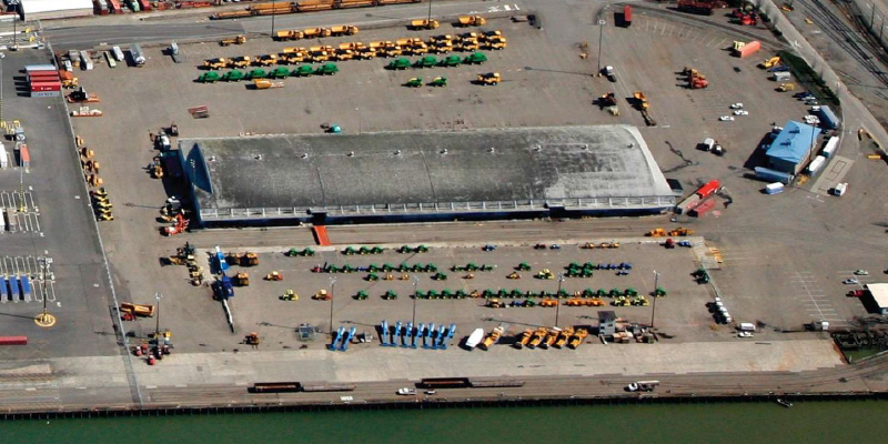 Aerial view of terminal 7